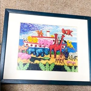 Noah’s ark print